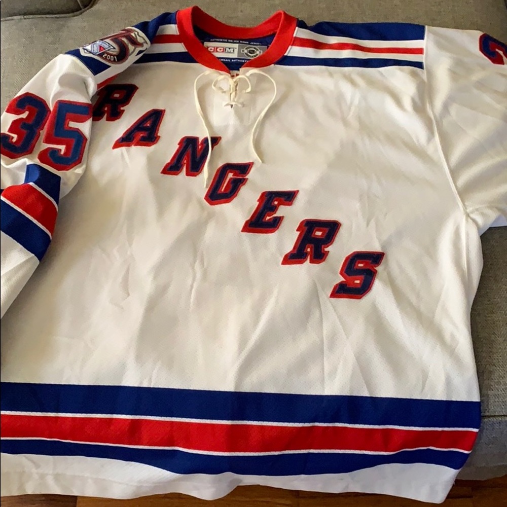 Mike Richter NYR away jersey 2000-01 jersey